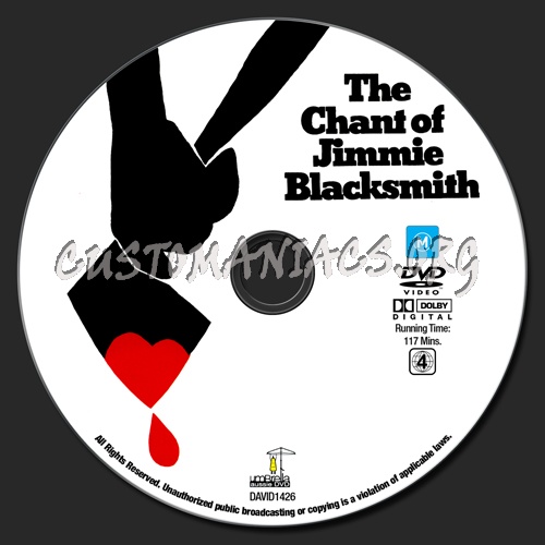 The Chant Of Jimmie Blacksmith dvd label