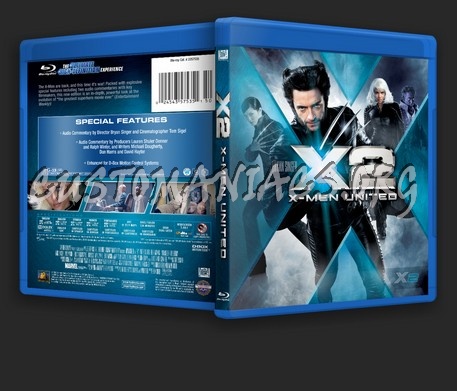 X2: X-Men United blu-ray cover