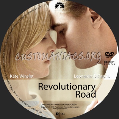 Revolutionary Road dvd label