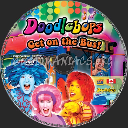 Doodlebops Get on the Bus! dvd label