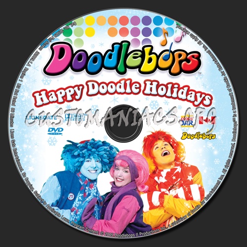 Doodlebops Happy Doodle Holidays dvd label