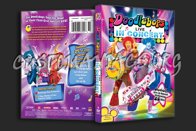 Doodlebops Live in Concert dvd cover