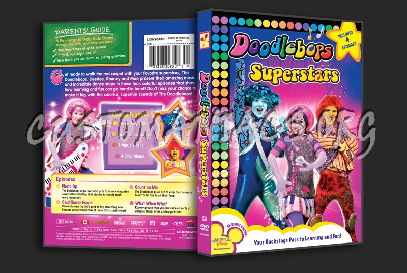 Doodlebops Superstars dvd cover