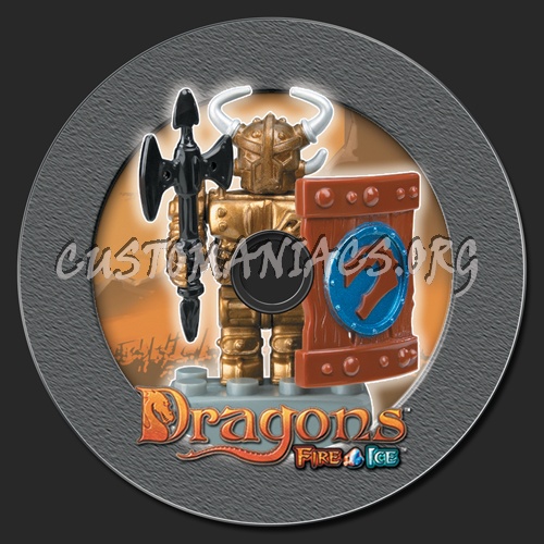 Dragons Fire & Ice dvd label