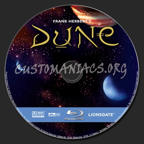 Dune blu-ray label