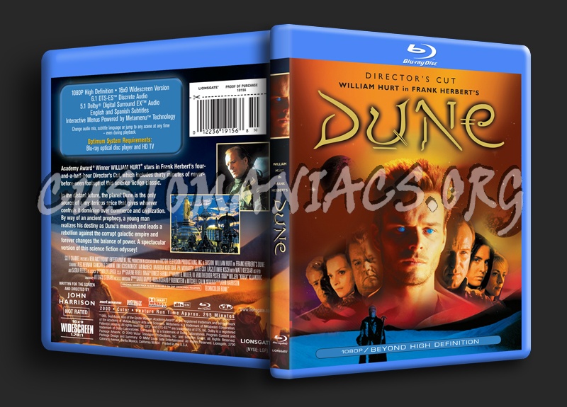 Dune blu-ray cover