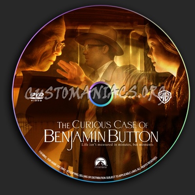 The Curious Case of Benjamin Button dvd label