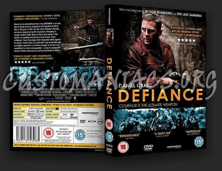 Defiance dvd cover