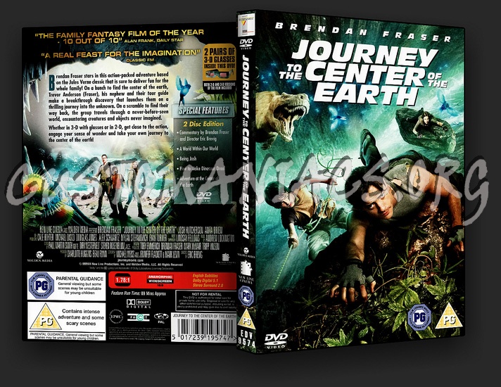 Journey To The Centre Of The Earth: 2 Disc Edition dvd cover