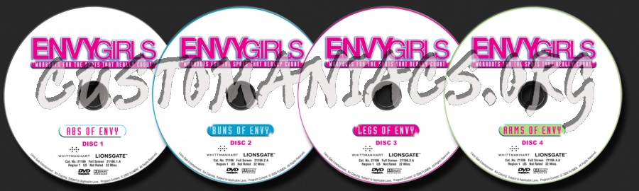 Envy Girls dvd label