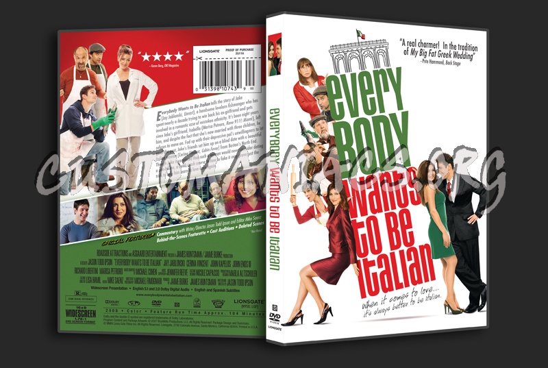 Everybody Wants to be Italian dvd cover
