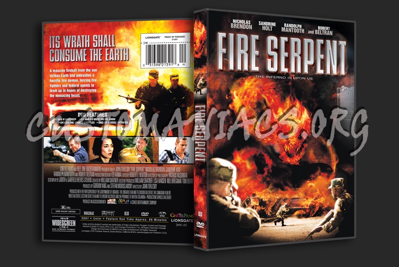 Fire Serpent dvd cover
