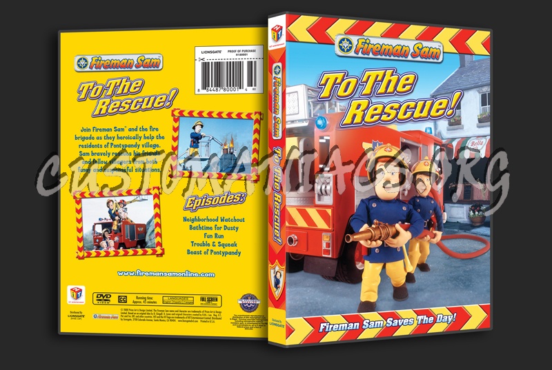 Fireman Sam To the Rescue! dvd cover