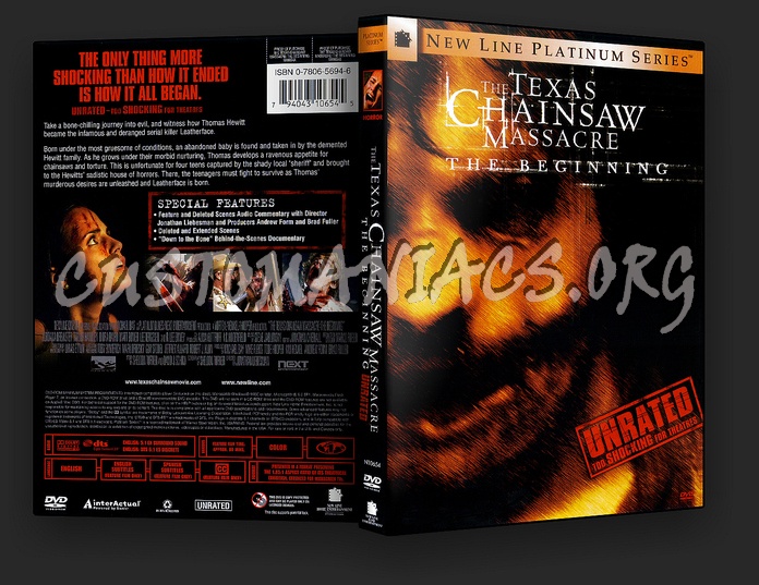 The Texas Chainsaw Massacre The Beginning dvd cover