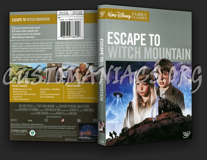 Escape to Witch Mountain dvd cover