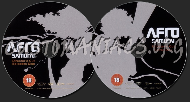 Afro Samurai dvd label