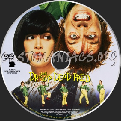 Drop Dead Fred dvd label