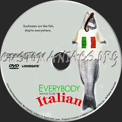 Everybody Wants To Be Italian dvd label