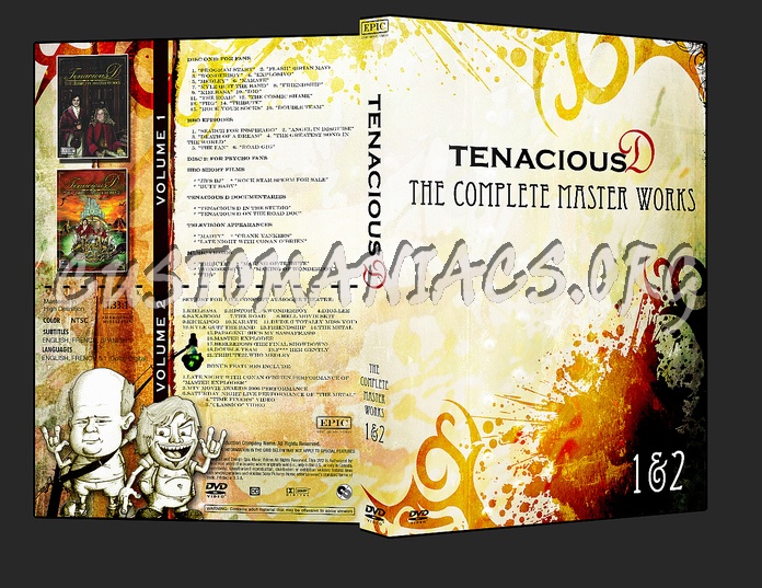 Tenacious D - The Complete Master Works 1 & 2 dvd cover