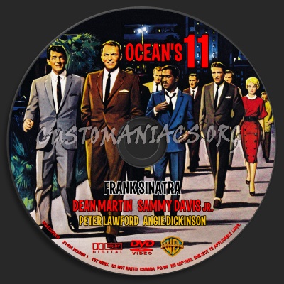Ocean's 11 dvd label
