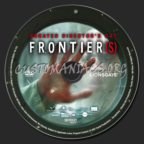Frontier(s) dvd label