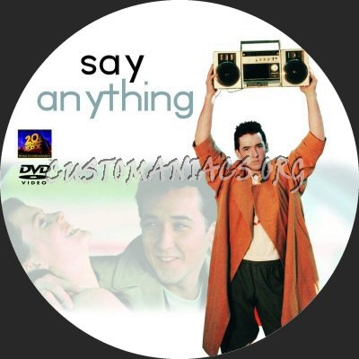 Say Anything dvd label