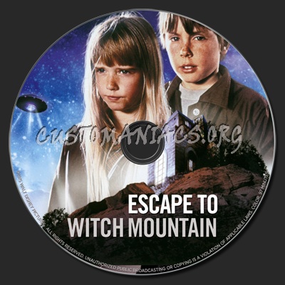 Escape to Witch Mountain dvd label