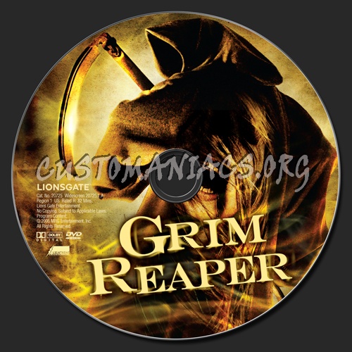 Grim Reaper dvd label