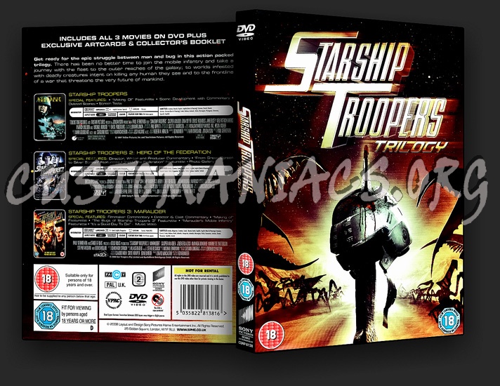 Starship Troopers Trilogy dvd cover