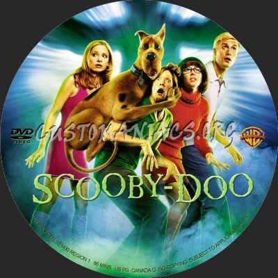 Scooby-Doo dvd label