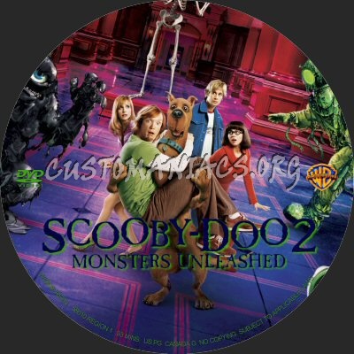 Scooby Doo 2 - Monsters Unleashed dvd label