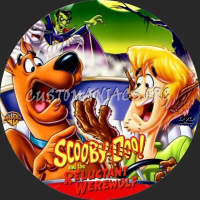Scooby-Doo and the Reluctant Werewolf dvd label
