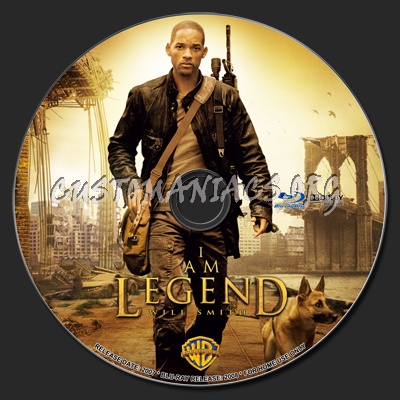 I Am Legend blu-ray label