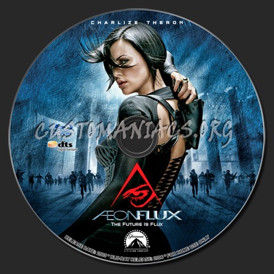 Aeon Flux blu-ray label