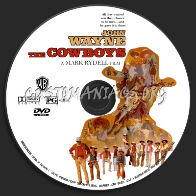 The Cowboys dvd label