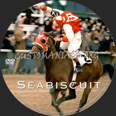 Seabiscuit dvd label