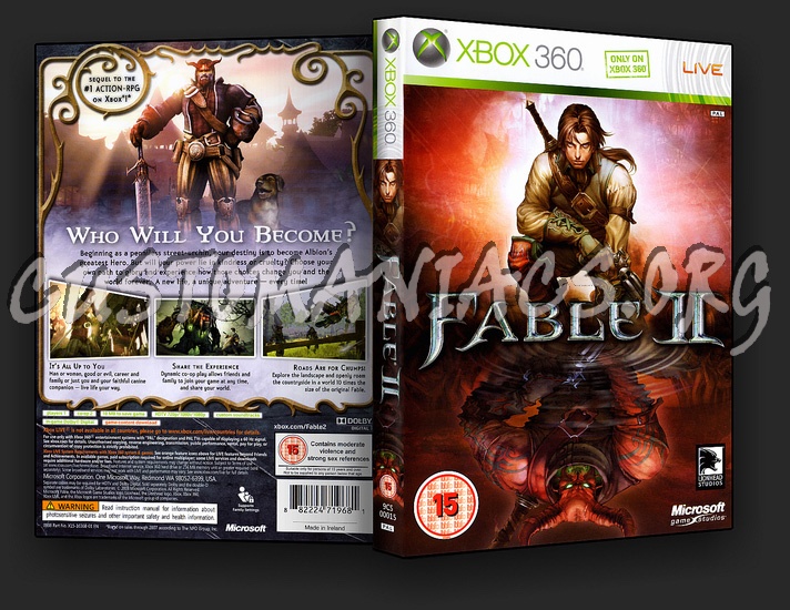 Fable 2 dvd cover
