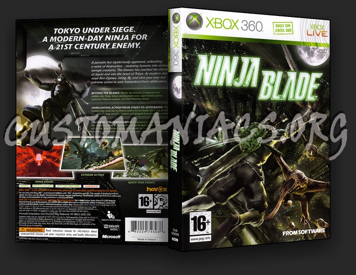 Ninja Blade dvd cover