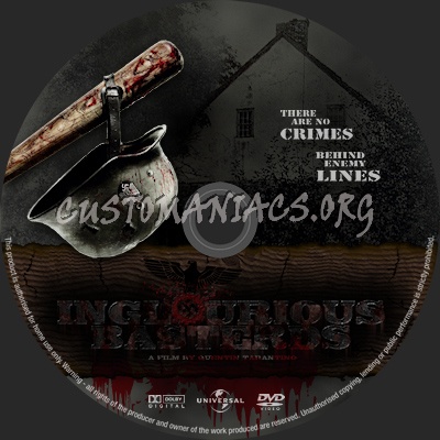 Inglourious Basterds dvd label