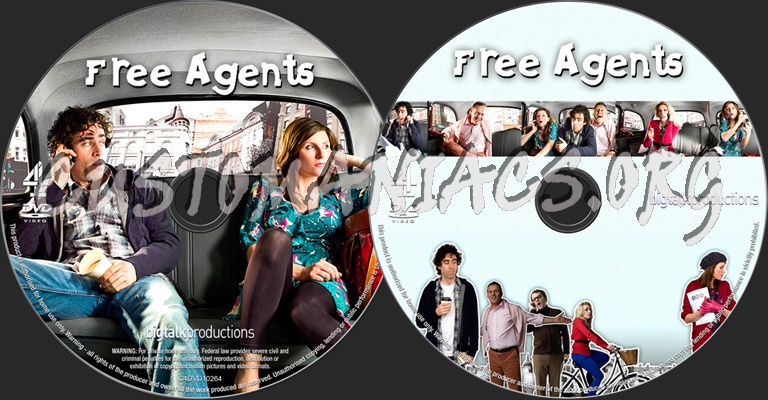 Free Agents dvd label