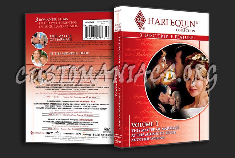 Harlequin Collection Volume 1 dvd cover