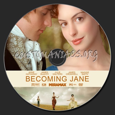 Becoming Jane dvd label