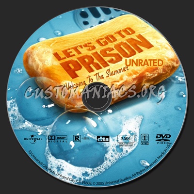 Let's Go to Prison dvd label