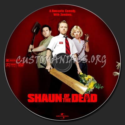 Shaun of the Dead dvd label