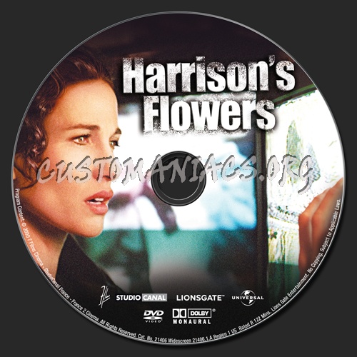 Harrison's Flowers dvd label