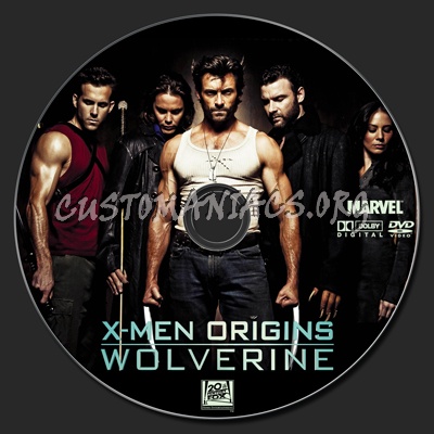 X-Men Origins: Wolverine dvd label