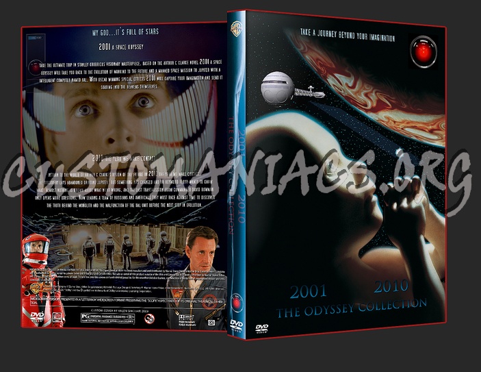 2001 & 2010 Space Odyssey dvd cover