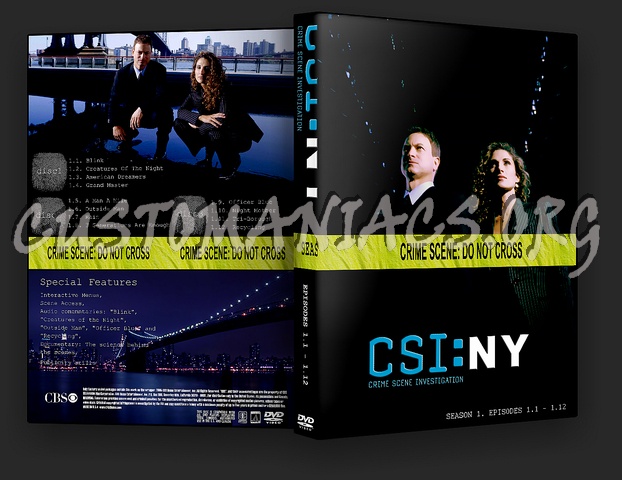 CSINY season part2 dvd cover