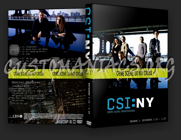 CSI Season 1 dvd cover