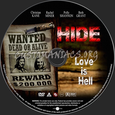 Hide dvd label